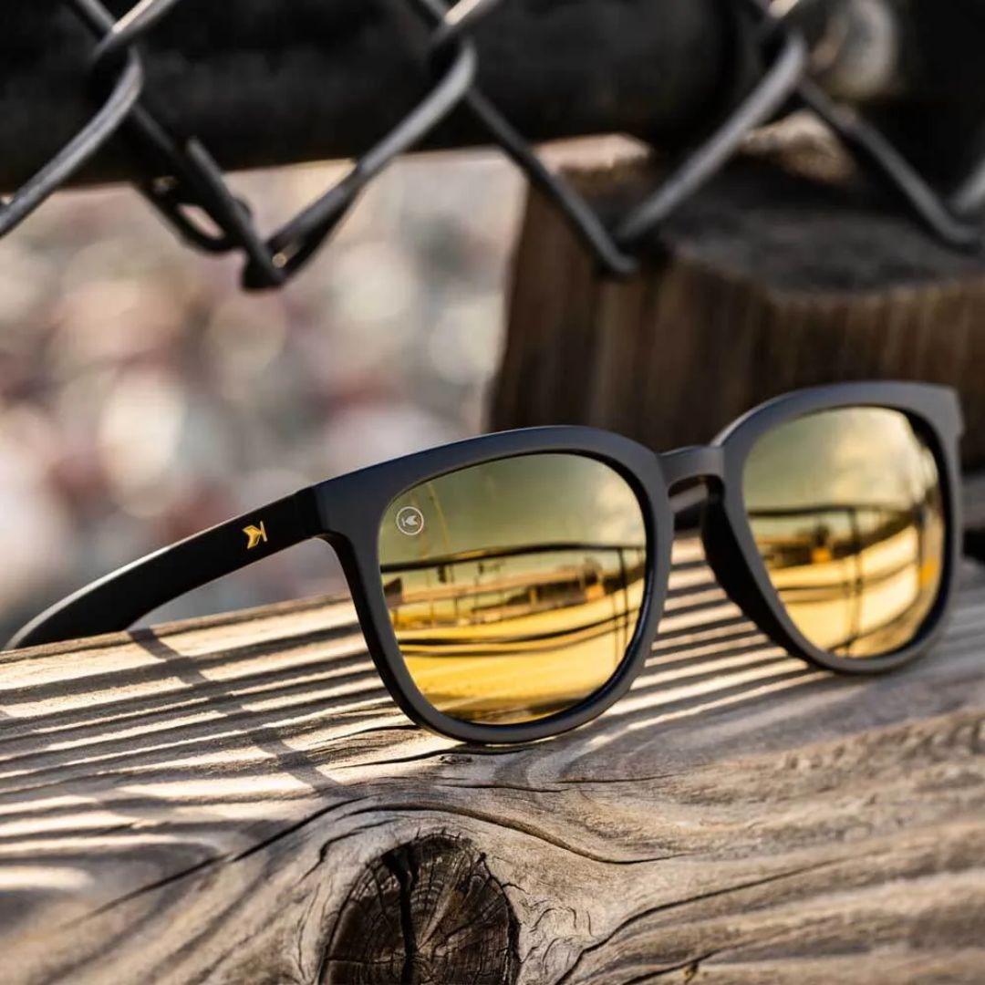 Knockaround Black Gold Paso Robles Sunglasses
